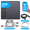 Kit Solar Flexible LIONSHEE 800W Con 4 Paneles Solares De 200W Y Microinversor