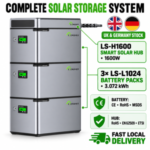 LIONSHEE LS-L1024 Batería 1024 Wh Para Sistema Solar De Balcón Plug And Play Con LS-H1600 Smart Solar Hub