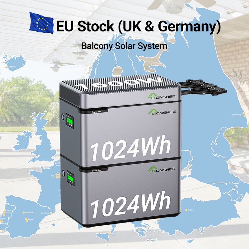 LIONSHEE LS-L1024 Power Box LiFePO4 1024 Wh En Stock En Almacenes De Alemania Y Reino Unido, CE RoHS MSDS, Entrega Rápida