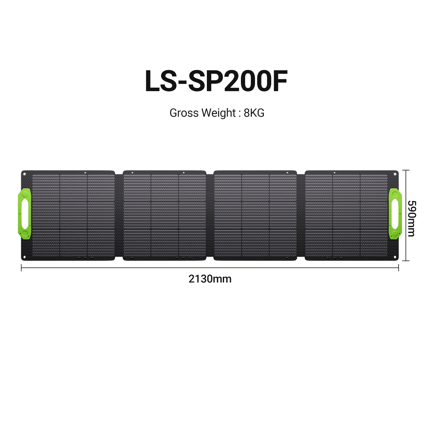 LIONSHEE LS-SP200 panel solar plegable 200W