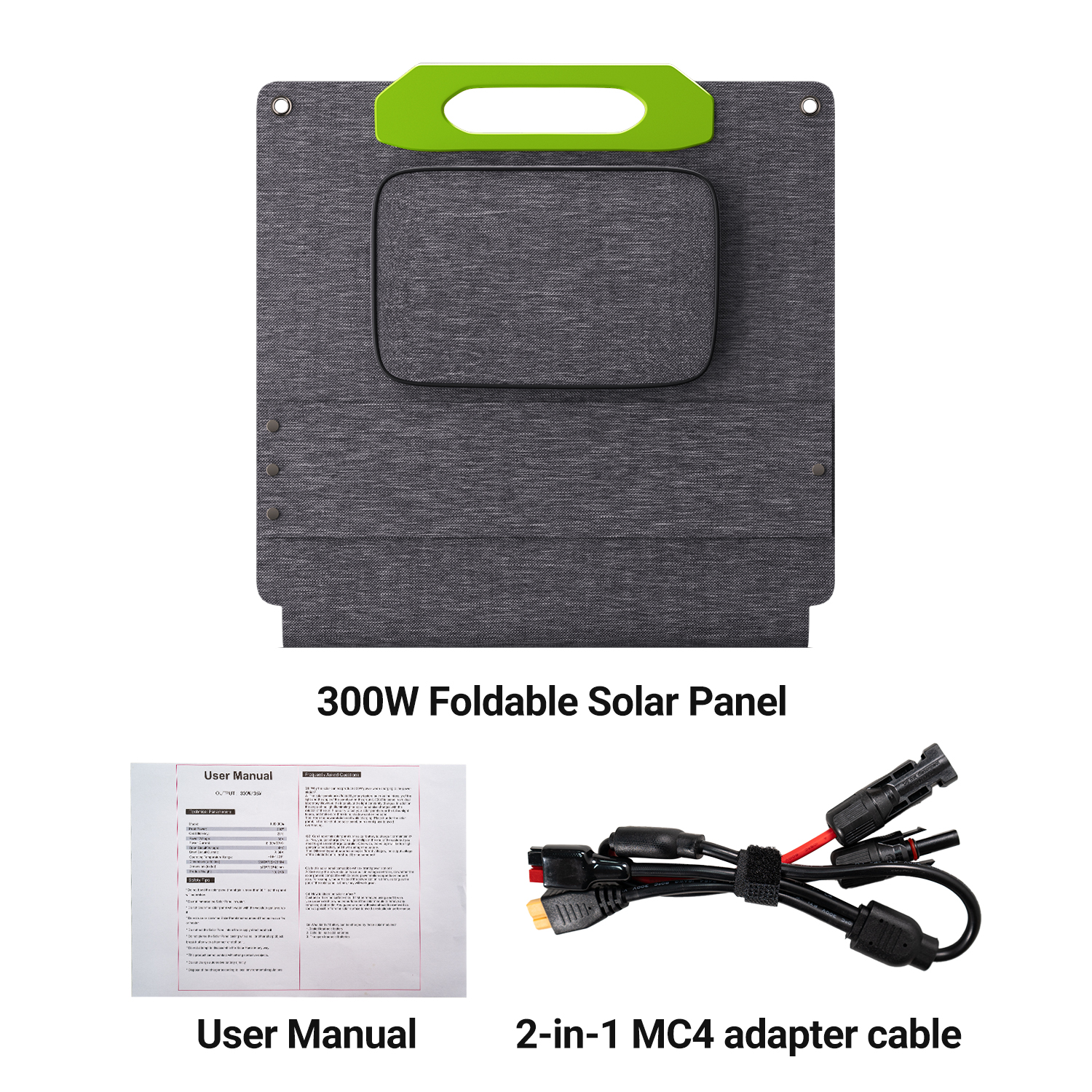 LIONSHEE LS-SP300 Panel Solar Plegable 300W Para Estación De Energía, ETFE, IP67, MC4, Stock En Alemania Y Reino Unido