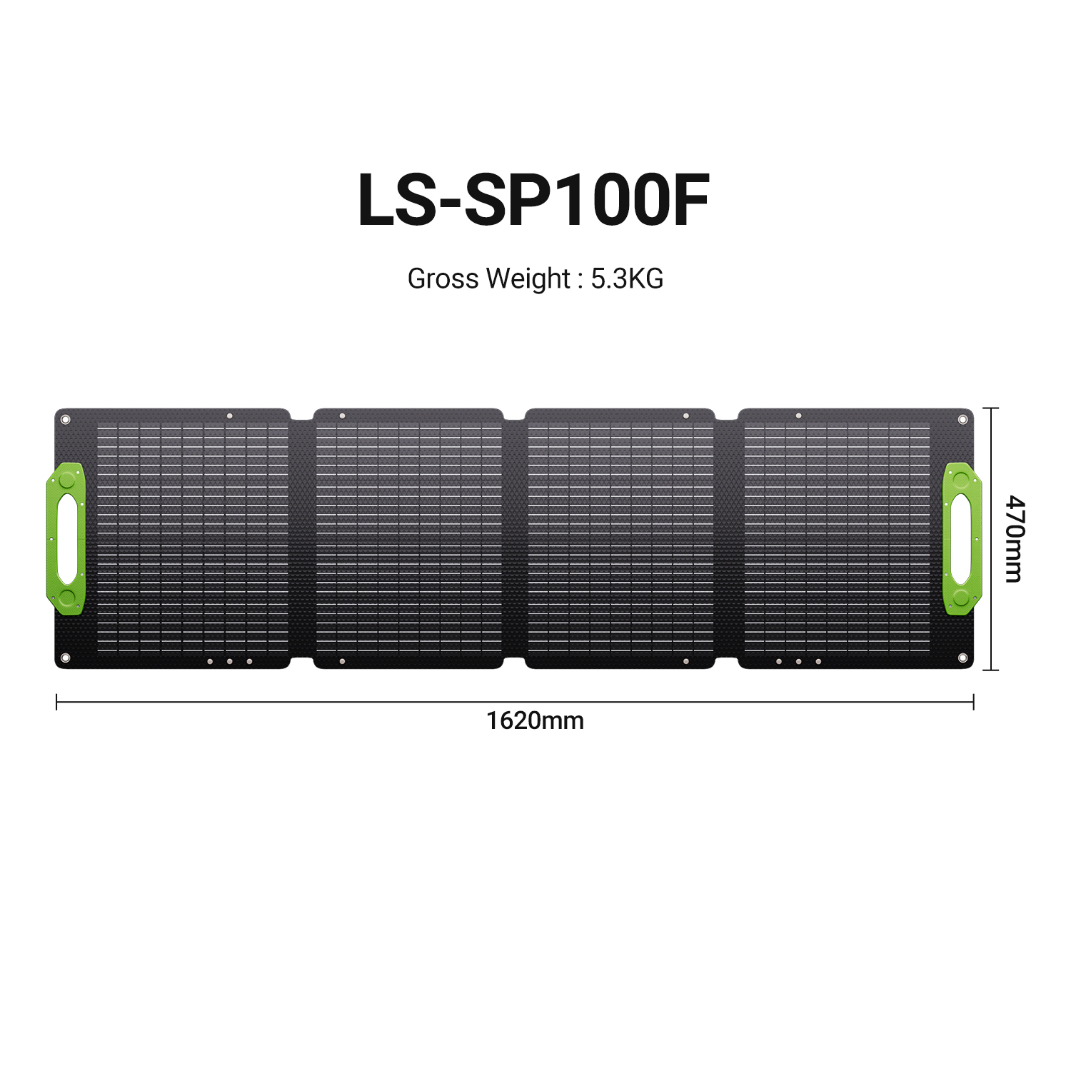 LIONSHEE LS-SP100 panel solar plegable 100W