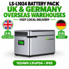 LIONSHEE LS-L1024 Power Box LiFePO4 1024 Wh En Stock En Almacenes De Alemania Y Reino Unido, CE RoHS MSDS, Entrega Rápida